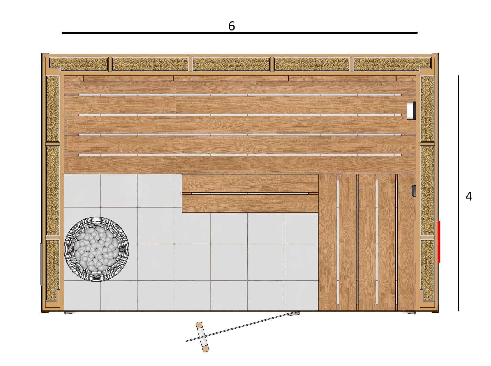 SAUNA 6X4X7 A1