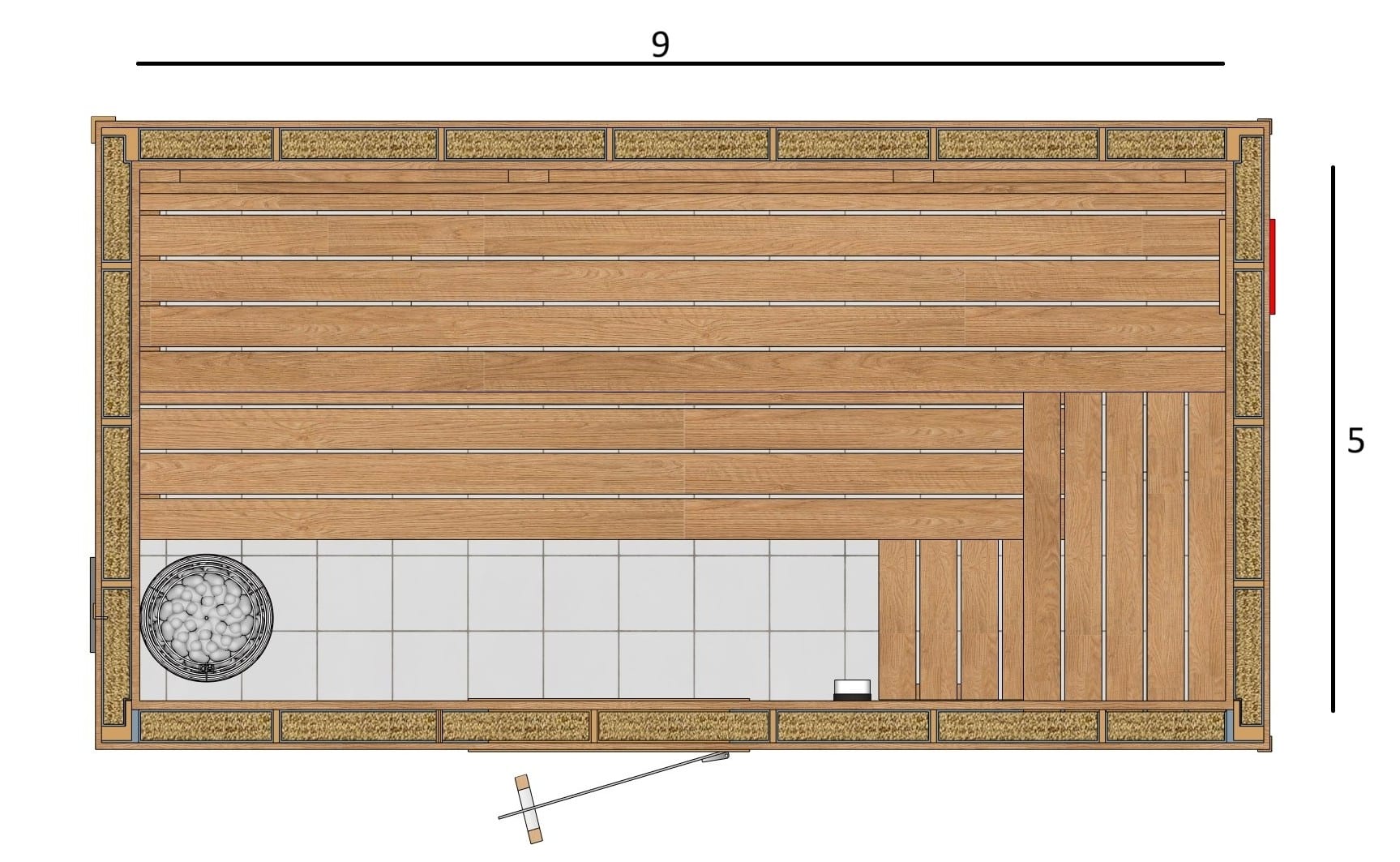SAUNA 9X5X7 A1