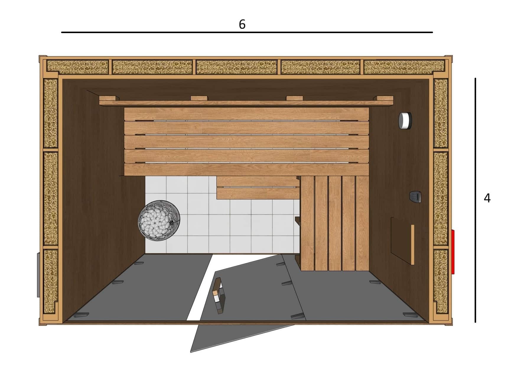 SAUNA 6X4X7 A2